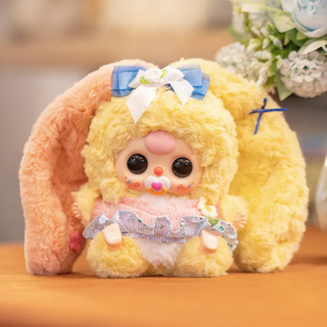 100% Auténtico, Caja de 6 Piezas, Muñecos de Peluche de Vinilo Kawaii de la Serie Three Lily Rabbit Town V4, Regalos Creativos y Lindos de PVC para Niños - Product Image 3