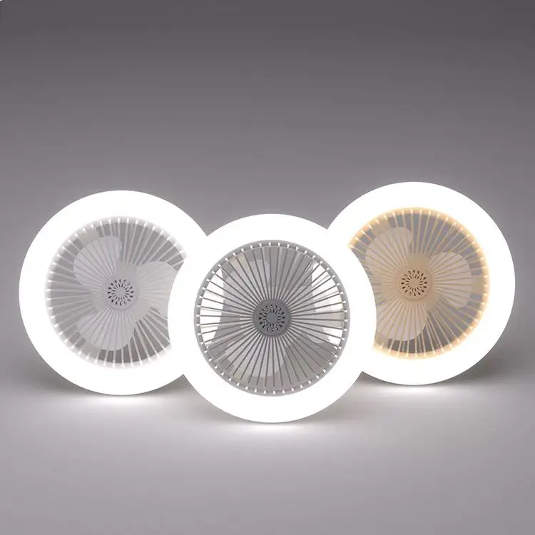 2023 New modern design remote control ceiling fan light for indoor bedroom dining room lighting Home Appliances