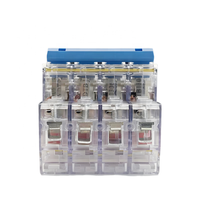 Disjoncteur miniature (MCB) DZ47-63 C63 à boîtier plastique, protection contre les fuites, triphasé quatre fils, 6kA 400V