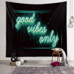 <span class=keywords><strong>Tapisserie</strong></span> « Funny Words Good Vibes Only Pink Welcome to the Shitshow » pour Fête, Art Adolescentin, <span class=keywords><strong>Salon</strong></span>, Dortoir - Product Image 6