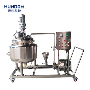 Jabón líquido mezclador champú máquina de fabricación de cosméticos emulsión tanque de combinación