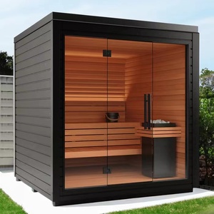 室外容器移动蒸汽漩涡预制大胶囊桑拿房中国立方花园红外 - Product Image 2