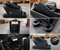 For Sinotruck HOWO Truck High Quality Engine Front Rubber Support Internal Support Assembly Engines System PartsWG9725590630