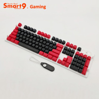 Capuchons de touches de clavier Double injection Smart9, PBT, complet, avec rétroéclairage sans impact