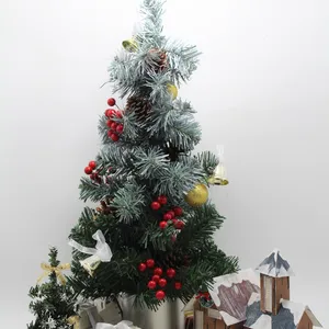 カスタマイズされた装飾クリスマス人工の小さな木60cmInsデスクトップミニクリスマスツリーテーブルの上