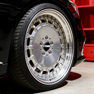 Set di 2 Cerchi in Lega 5x114.3 da 17 18 19 20 22 24 Pollici con Bordo Graduato Forgiato per <span class=keywords><strong>Mercedes</strong></span> W124 W160 <span class=keywords><strong>W126</strong></span> W114 C126 Classe SL - Product Image 5