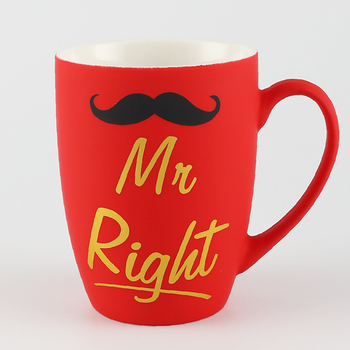 Mr.Right and Mrs.Always Right Wedding Gift Custom Ceramic Couple Mug