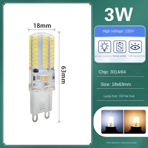Bombilla LED Mini de Alta Calidad a Precio Económico, 3W 4W 5W 7W 9W G9, Luces Tipo Vela, 3500K, AC 85-265V, Ra80 - Product Image 2
