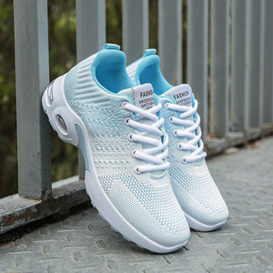 Nuevos zapatos ligeros - zapatillas deportivas casuales para mujer, suela de goma a la moda, absorción de impactos, zapatos de mujer modernos - Product Image 4