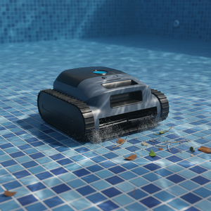 Aspirateur robotisé sans fil pour piscines, nettoyage des parois et des lignes d'eau, <span class=keywords><strong>filtration</strong></span> fine, navigation intelligente prolongée de 90 minutes, prise en charge de l'application - Product Image 1