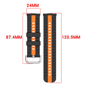 Bracelet Sport en Silicone pour <span class=keywords><strong>Huawei</strong></span> Watch Fit <span class=keywords><strong>4</strong></span> <span class=keywords><strong>Pro</strong></span> <span class=keywords><strong>Band</strong></span> Bracelet bicolore Bracelet pour <span class=keywords><strong>Huawei</strong></span> Fit 3 Watch - Product Image 3
