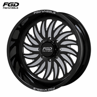 Jantes FGD Aggressive Lip Concave 26x12 26x14 26x16 pour Chevy 2500HD 8x5.5 8x6.5 et Ram GMC Sierra 6x5.5 6x12 22x12