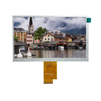 Module d'affichage LCD TFT 7 pouces 1024*600 Interface LVDS 500cd/m² Écran industriel à angle de vision complet pour usage industriel et consommateur