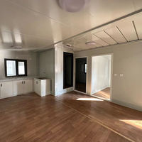Casa Contenedor Prefabricada de Doble Ala, Baño Móvil, Uso en Jardín, Diseño Moderno, Hoteles, Salas de Estar, Edificio de Oficinas, Dormitorio
