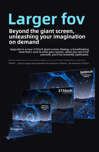 Lunettes intelligentes <span class=keywords><strong>AR</strong></span> Thunderbird Air Plus, technologie de pointe, fabriquées en Chine, visionnement HD 215 pouces, 49 °   Grand champ de vision - Product Image 3