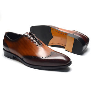 Zapatos Oxford de Cuero con Punta Cuadrada para Hombre 2026, Zapatos Formales con Relieve para Banquetes, Zapatos de Vestir Formales para Eventos Nocturnos al Aire Libre - Product Image 3