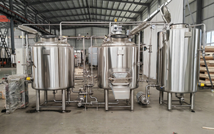 Système de brasserie industrielle en acier inoxydable avec cuve de mouture, de cuisson et de tourbillonnage - Product Image 5
