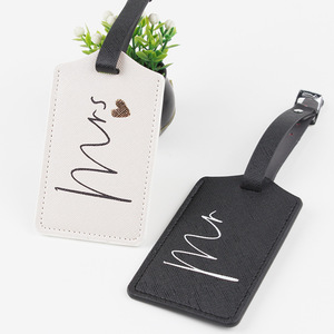 Cross-pattern PU luggage tags, information labels, school bags, luggage, <b>suitcases</b> and bags – tags in stock, wholesale - Product Image 4