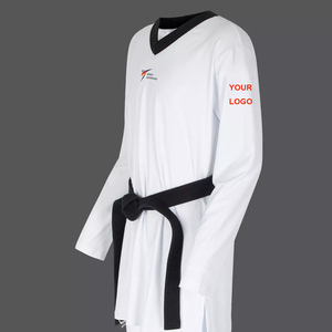 Nuevo uniforme de competición ligero de <span class=keywords><strong>Taekwondo</strong></span> WT <span class=keywords><strong>Dobok</strong></span> - Product Image 2