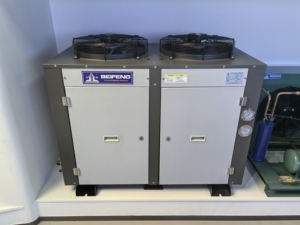 Motor pompası yoğuşmalı ünite dahil olmak üzere 25HP hava soğutmalı endüstriyel soğutucu yoğuşmalı ünite düşük arıza soğutma kompresörü - Product Image 5