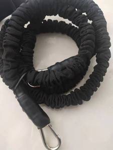 Bandas de Resistencia de Látex de Doble Resistencia <span class=keywords><strong>para</strong></span> Entrenamiento, Carrera de Campo, Fuerza Explosiva, Aptitud Física, Muestra Gratuita, Negro AW - Product Image 3