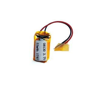 IEC62133/UN38.3 Certification Rechargeable Small <strong>Lithium</strong> <strong>Battery</strong> 08130 3.7v 60mah Cylindrical Lipo <strong>Battery</strong> Pack for Hearing Aid