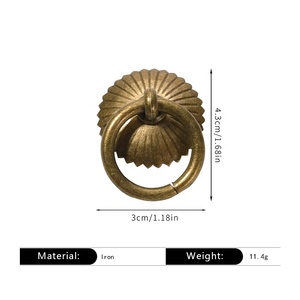 Classical Elegant Bronze Circular Handle-<strong>Small</strong> Hardware Accessory for Kitchen Cabinets Dressers &amp; <strong>Drawers</strong> - Product Image 3