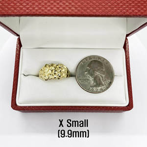 Anello da Uomo in Ottone Placcato Oro con Pepita, Stile Trendy, Gioielli all'Ingrosso - Product Image 6