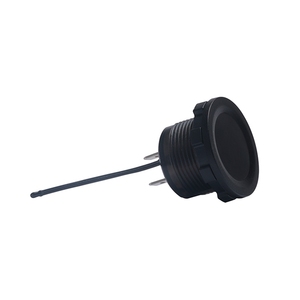 Sửa đổi ô tô DC 12V/24V thuyền xe máy LED kép Vòng hiển thị kỹ thuật số nhiệt độ xe Nhiệt kế kỹ thuật số xe Vôn kế - Product Image 5