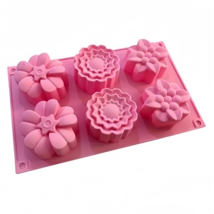 <span class=keywords><strong>Moule</strong></span> à <span class=keywords><strong>mini</strong></span>-muffins en <span class=keywords><strong>silicone</strong></span> écologique fait à la main, 6 cavités, forme de fleur, accessoires de pâtisserie DIY, <span class=keywords><strong>moule</strong></span> pour chocolat/gâteau/savon - Product Image 5