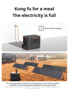 Station d'alimentation portable LiFePO4 haute capacité 3000W 2042Wh, générateur solaire intelligent de secours d'urgence, vente en gros - Product Image 5