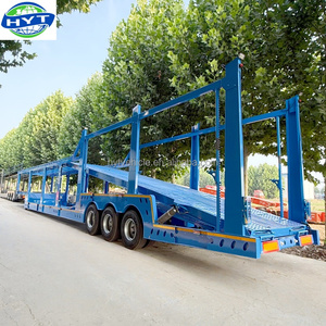 Semi-remorque porte-voitures à double pont et 3 essieux, capacité 6 à 10 véhicules, pour le <span class=keywords><strong>transport</strong></span> de voitures, <span class=keywords><strong>prix</strong></span> usine - Product Image 2
