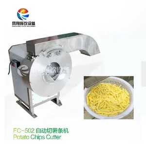 FC-502 automatique de pommes de terre Taro chips de carottes Machine de découpe Machine de découpe de frites pour l'industrie des snacks