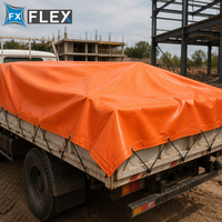 Bâche latérale de camion en polyester enduit PVC FLFX, imperméable, anti-âge, haute résistance à la déchirure, protection de cargaison, pare-soleil