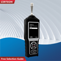 Testeur laser portable 6 canaux PM2.5 PM10 0-999 μg/m³ rechargeable compteur de particules de poussière