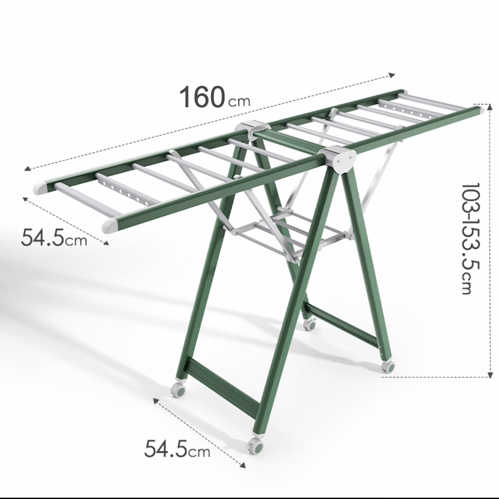 1.6M -- Vert en aluminium