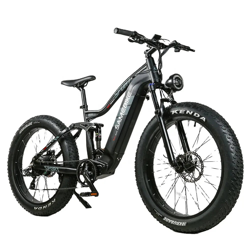 Door to Door Bike RS-A08 Electric Bike 750W Electric Mountain Ebike 48V lithium battery 26 inch big fat tire for adult