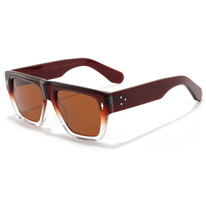 Custom Logo Way farer Sunglasses Full Rim Rectangle Frame Resin Lens Anti-Uv Protection Unisex Adult - Product Image 4