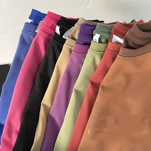 Wholesale <b>Silk</b> Screen Printed Knitted Polyester/Cotton Plain Custom Logo Vintage Oversized Acid Wash <b>Men</b> T-<b>shirt</b> - Product Image 3