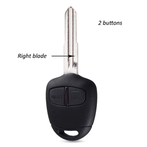Coque de clé de voiture télécommande 2 boutons avec lame droite pour Mitsubishi Triton Evo Galant L200 Outlander Lancer Colt <span class=keywords><strong>Shogun</strong></span> - Product Image 5