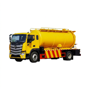 Camión de dragado de alcantarillado FOTON AUMAN 4x2 con sistema de chorro dual y succión, Euro 3/Euro 5, para trabajos de limpieza de lodos municipales. - Product Image 1