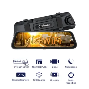 Dash Cams 4K Front And Rear HD WIFI Car Dash Camera 4K Dash Cam Night vision Car Black Box