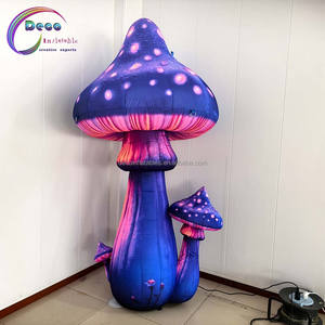 Venta caliente dibujos animados de Halloween hongos venenosos tipo inflable de colores brillantes - Product Image 3