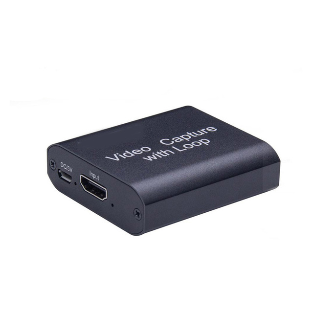 USB2.0 Live Streaming Video Capture Card Converter Game Streaming Live Broadcasts Video Recording Audio Video Capture Card