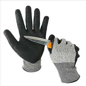 Gants de travail anti-coupure niveau 5, norme européenne, HPPE, revêtement PU, résistance aux coupures, gants de sécurité pour le travail - Product Image 3