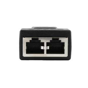 RJ45ตัวเชื่อมต่อตัวเมีย1ถึง2พอร์ตตัวเมีย<span class=keywords><strong>5</strong></span>/CAT 6 LAN อะแดปเตอร์เชื่อมต่อซ็อกเก็ตอีเทอร์เน็ตฮับพอร์ตอีเธอร์เน็ต - Product Image 3