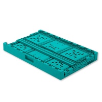 Caisses en plastique PP pliables, empilables et réutilisables TSS-SFD, 61L, gain de place, multicolores, logo personnalisable pour fruits et légumes