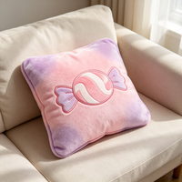 Jouets en peluche imprimés et brodés, oreillers rembourrés de coton PP, logo personnalisé, marque OEM, articles promotionnels certifiés, approvisionnement en gros