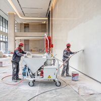 Machine à projeter du mortier de ciment durable avec une production stable pour les projets de décoration murale intérieure