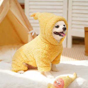 Pijama de Forro Polar Grueso con Capucha para Mascotas, Chaleco Abrigador de Invierno con Diseño de Estrella Príncipe, para Animales Pequeños, Bichón, Pomerania, Perro, Gato, Cachorro - Product Image 2